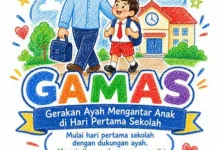 Gerakan Ayah Mengantar Anak di Hari Pertama Sekolah (GAMAS)