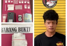 Satresnarkoba Polres Landak Tangkap Pengedar Sabu