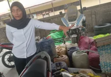 Satreskrim Polresta Pontianak Amankan 500 Liter Pertalite Hasil Penimbunan