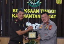 Kajati Kalbar Terima Kunjungan Silaturahmi Kapolda Kalbar, Perkuat Sinergi