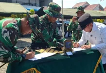 Pemkab Kubu Raya Lanjutkan Kolaborasi dengan TNI melalui TMMD