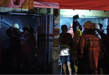 Dua Kios Warung di Jalan Tabrani Terbakar