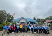 Senam Bersama Germas, Puskesmas Punggur Tingkatkan Kesadaran Hidup Sehat