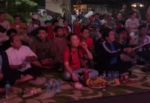 Nobar di Kantor Wali Kota Singkawang Pecah, Warga Saksikan Spanyol Juara Dunia