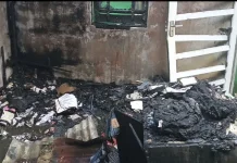 Kebakaran Hanguskan Rumah di Kawasan Sepakat, Seorang Anak Usia 5 Tahun, Selamat