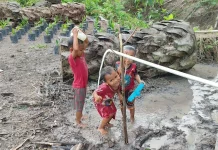 Sumur Bor TMMD Ke-129 Hadirkan Kebahagiaan Warga Tempapan Hulu