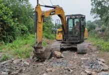 Satgas TMMD Maksimalkan Alat Berat di Desa Tempapan Hulu