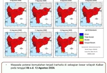 BMKG: Kalbar Berpotensi Alami Karhutla hingga 12 Agustus 2026