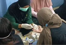Puskesmas Parit Mayor Cek Kesehatan Relawan SPPG guna Keamanan MBG
