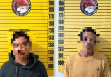 Satresnarkoba Polres Landak Tangkap Dua Pria Kedapatan Bawa Sabu