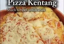 Pizza Kentang Rumahan, Camilan Kaya Nutrisi Pengganti Nasi