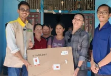 Berkat Starlink, Tanjung Beringin Kubu Raya Tak Lagi Blank Spot