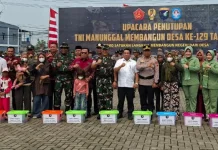 TMMD Ke-129 Tuntas, Hasil Pembangunan Diserahkan ke Pemkab Kubu Raya