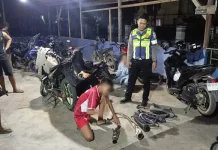 Satlantas Polres Sekadau Jaring Belasan Motor Berknalpot Brong