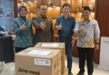 Pemkab Terima Bantuan 10.000 Masker dari PT Insight Medica Fame untuk Masyarakat