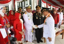 Dankodaeral XII Hadiri Peringatan HUT Ke-81 RI di Kalbar