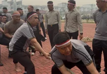Polres Kubu Raya Meriahkan HUT ke-81 RI dengan Lomba Tradisional