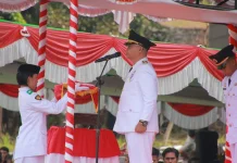 Upacara Peringatan HUT RI Ke-81 di Bengkayang Berlangsung Khidmat