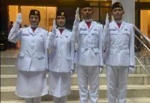 Empat Siswa MAN Jadi Paskibra Upacara HUT Ke-81 RI Provinsi Kalbar