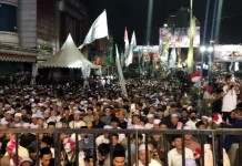 Ribuan Warga Tumpah Ruah Ikuti Shalawat Bersama Habib Syech di Pontianak