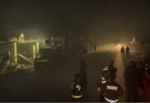 50 Unit Ruko di Pasar Sungai Duri Ludes Terbakar