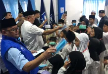 PAN Kalbar Santuni Anak Yatim dan Salurkan Bantuan untuk Warga Terdampak Karhutla