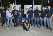 Polisi Bekuk Ahin Terduga Pencuri Motor di Kampung Beting