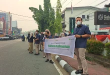 Pegadaian Bagikan 2.400 Paket untuk Warga Terdampak Kabut Asap