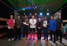 Hadiri Penutupan HUT RI di Ambarang, Bupati Karolin Soroti Efisiensi Anggaran