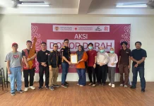 Pemuda Dayak Kota Pontianak Gelar Donor Darah di tengah Kabut Asap