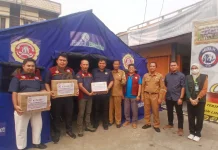 HIPGABI Salurkan Bantuan Kesehatan untuk Relawan Karhutla