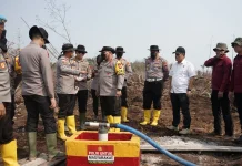 Kapolda Kalbar Cek Sumur Bor 22 Meter, Perkuat Sumber Air Karhutla di Bengkayang