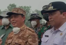 Tinjau Karhutla Rasau Jaya, Pemprov dan Pemkab Kubu Raya Maksimalkal Penanganan
