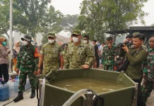 TNI Kerahkan Water Treatment Atasi Krisis Air di Kubu Raya
