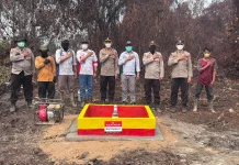Polres Kubu Raya Bangun 16 Sumur Bor Hadapi Krisis Air dan Karhutla