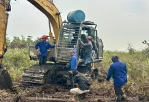 Tim Gabungan Amankan Alat Berat dari Perambahan Hutan Ketapang