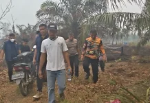Warga Rasau Jaya Tiga Luruskan Video Karhutla Viral