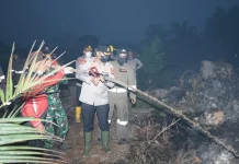 Tim Gabungan Uji X-Fire untuk Padamkan Karhutla di Bengkayang