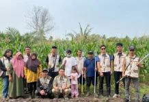 Mahasiswa KKN Kelompok 11 UPB Pontianak Ciptakan Alat Penabur Pupuk Sederhana