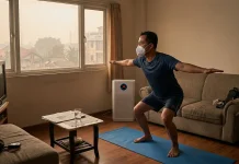 Olahraga Indoor saat Udara Buruk