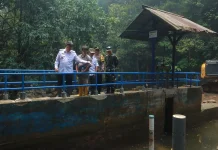 Jaga Pasokan Air Bersih Warga, Bupati Tinjau Maintenance Intake Madi