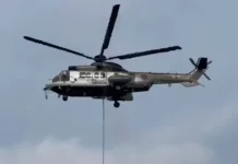 Helikopter Super Puma H225 Angkut 60.000 Liter Air Padamkan Karhutla di Ketapang