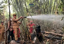 Gubernur Kalbar Terjun Langsung Padamkan Karhutla di Bukit Peramas