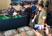 Kodaeral XII bersama Bea Cukai Kalbagbar Musnahkan 1 Juta Batang Rokok Ilegal