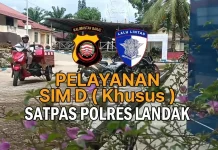 Polres Landak Hadirkan Pelayanan SIM Difabel