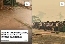 Pasca Sholat Istisqa di Pulau Datok, Hujan Deras Guyur Kayong Utara