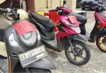Pasutri Ditangkap Jajaran Polresta Pontianak, Curi Motor di Parkiran Futsal