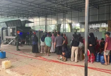 Yon Parako 466 Pasgat Salurkan Air Siap Minum ke Warga