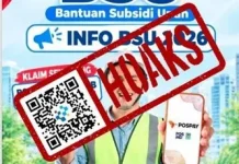 Hoaks Tautan Pencairan BSU September 2026 Sebesar Rp600.000
