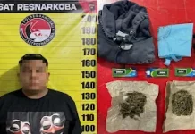 Polsek Entikong Ungkap Dugaan Peredaran Ganja 23,27 Gram
